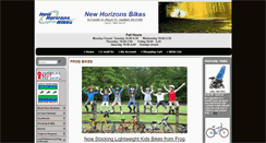 Desktop Screenshot of newhorizonsbikes.com
